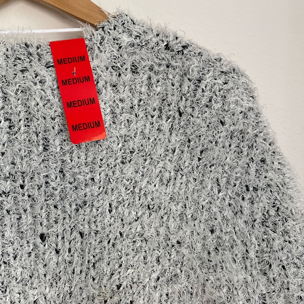 SOLD Kensie Frosted Shaggy Oversized Cardigan - Picture 11 of 13